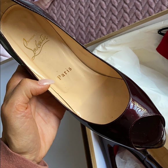 🎉🎉Christian Louboutin Palais royal Patent rouge - Picture 4 of 8